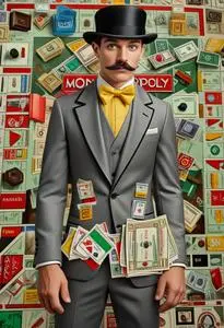 Monopoly Fancy Dress face swap
