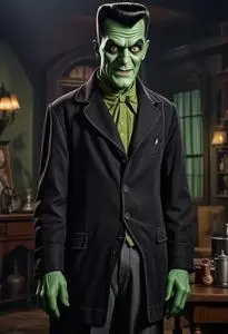 Munsters Plus Size Herman Munster face swap