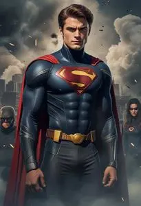 Superhero Trio face swap