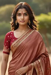 Patli Pallu Saree face swap