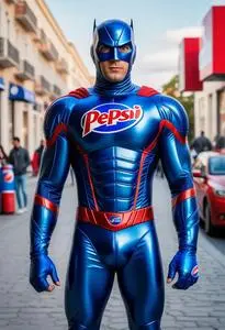 Pepsiman Costume face swap