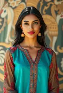 Kediya Style Blouse face swap