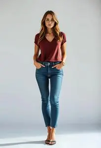 Low Rise Jeans face swap