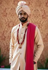 Punjabi Groom Outfit face swap