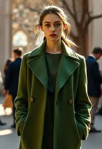 Waldorf Green Coat face swap