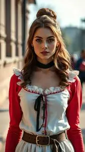 Alice Costume Woman face swap