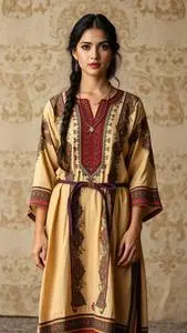 Afghani Kurta Woman Costume face swap