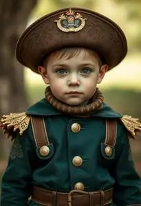 Child Peashooter Costume face swap