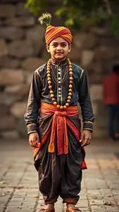 Baby Shrikrishna Male Costume face swap