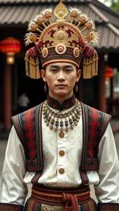 Barong Saya Costume face swap