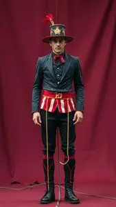 Circus Tightrope Walker Costume face swap