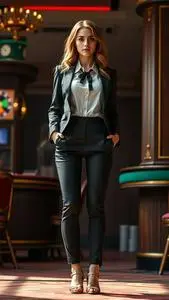 Casino Theme Outfit Woman face swap