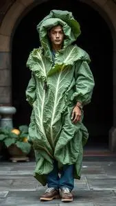 Cabbage Costume face swap