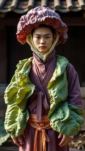 Cabbages Costume face swap