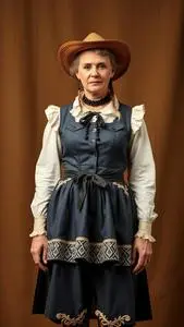 Calamity Jane Fancy Dress Outfit face swap