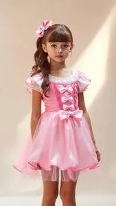 Candy Princess Girl Costume face swap