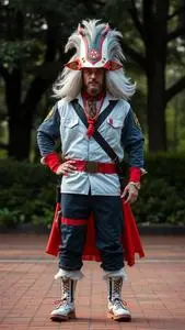 Cannonball Run Captain Chaos Costume face swap
