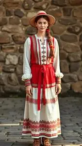 Bulgarian Traditional Costume face swap