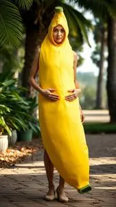 Chiquita Banana Lady Costume face swap