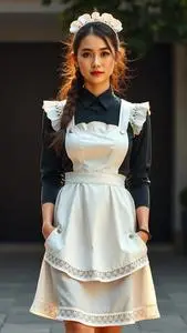 Crossdress Maid Outfit face swap