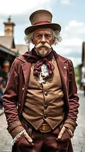 Ebenezer Scrooge Outfit Fancy Dress face swap