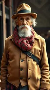 Ebenezer Scrooge Outfit face swap