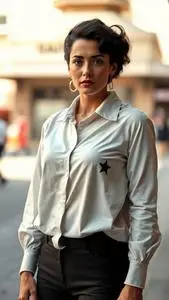 Hedy Lamarr Star Outfit face swap