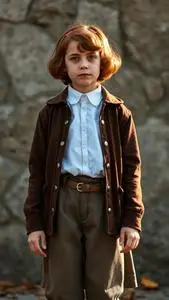 Helen Keller Kid Costume face swap