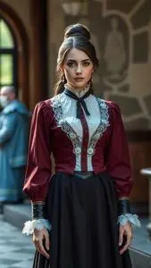 Lady Manor Costume face swap