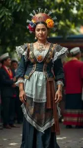 Loteria Dama Costume face swap