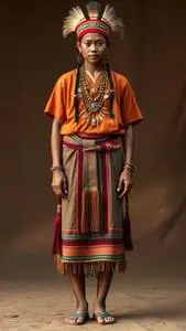 Kalinga Traditional Costume face swap