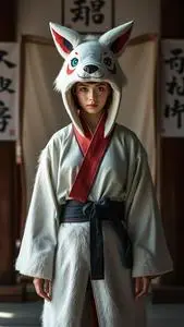 Kitsune Costume face swap