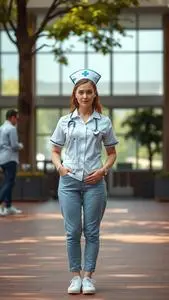 Nurse Jenny Costume face swap