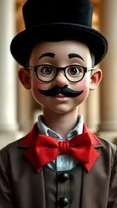 Monopoly Boy Fancy Dress face swap