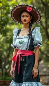 Mexican Maid Costume face swap