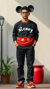 Mickey Anniversary Outfit face swap