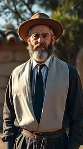 Rabbi Costume Man face swap