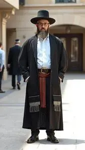 Rabbi Costume Man face swap