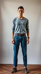 Short Torso Long Legs Outfit Face Swap