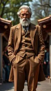 Sigmund Freud Costume face swap