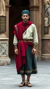 Rome Italy National Costume face swap