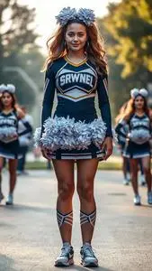 Saturday Night Cheerleaders Costume face swap