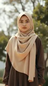 Vanilla Hijab Costume face swap