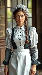 Victorian Housekeeper Costume face swap