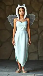 green emerald velvet dress Tooth Fairy Costume Dress: Women's Halloween Outfits