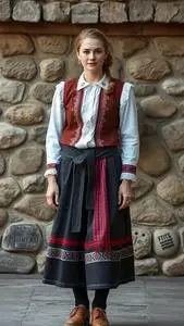Traditional Austrian Outfit face swap
