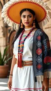 Traditional Cinco Mayo Outfit face swap