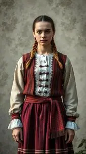 Traditional Hungarian Outfit face swap