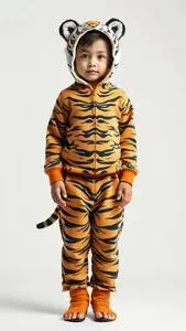 Tiger Newborn Outfit face swap