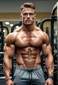 Bodybuilding face swap